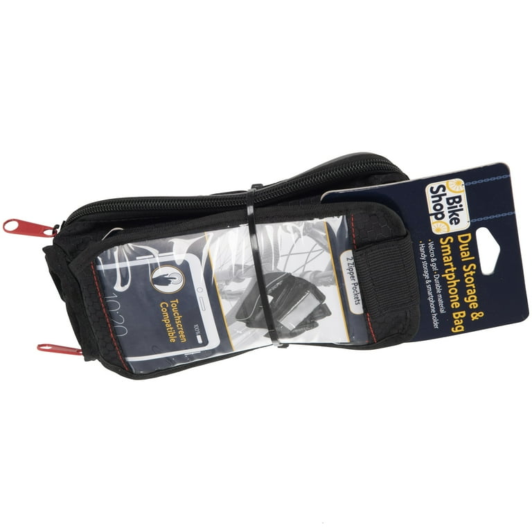 Huffy Bike Shop Top Tube Bag Dual Pockets Black Walmart