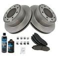 thumbnail image 2 of TRQ Rear Premium Posi Ceramic Disc Brake Pad & Rotor Kit w/Chemicals BKA17013, 2 of 6