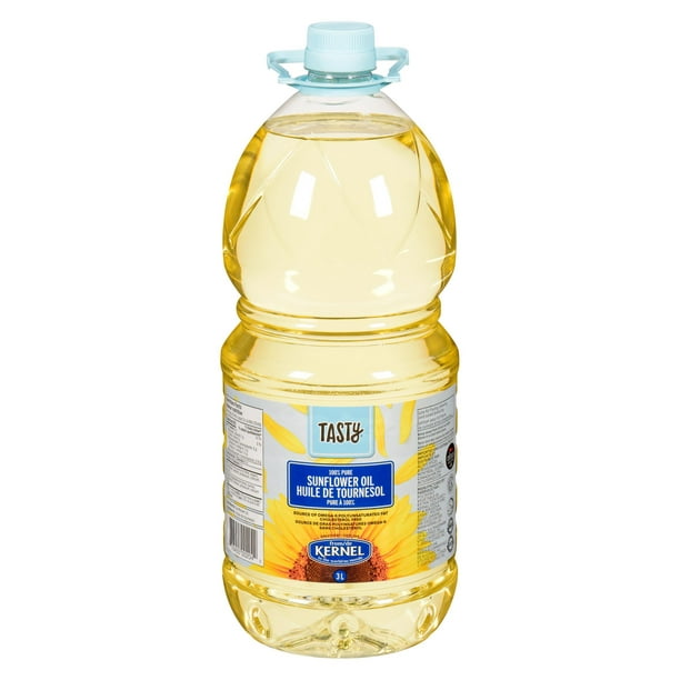 Tasty 100% Pure Sunflower Oil by Kernel, 3 L - Walmart.ca