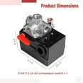 thumbnail image 4 of 5140112-24 Air Compressor Pressure Switch, Air Compressor Pressure Switch for Craftsman 175/145 PSI 1WC95 1WC95 919-16777, Universal Compressor Switch, 4 of 5