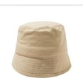 thumbnail image 2 of LinYooLi Bucket Hat for Women Spring Summer Suede Irregular Flat Top Bucket Cap Solid Color Fisherman Hats Outdoor Travel, 2 of 8