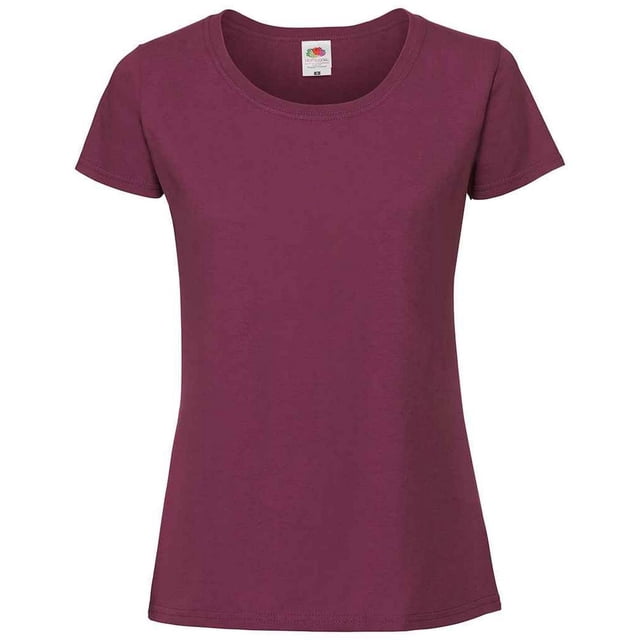 Fruit Of The Loom Womens Iconic Ringspun Cotton T-Shirt