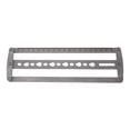 thumbnail image 2 of HILABEE Belt Positioning Auxiliary Ruler Cutting Punch Hole Tool Lightweight Punch Hole Spacing Tool Point End Holes Position Stencil Water Droplets, 2 of 9