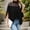 *Black, variant on ClodeEU Women's Sheer Mesh Mock Neck Dolman Sleeve Top, Casual Solid Color Blouse Black,Women's Plus L
