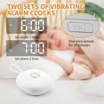 thumbnail image 3 of Vibrating Alarm Clock for Heavy Sleepers Hearing Impaired Deaf Teens, Charge Operated for Travel or, 3 of 5