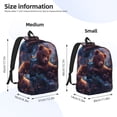 thumbnail image 2 of Fotbe Lazy Stone Bear Mochila de Lona con Estampado, Mochila Duradera, Mochila Versátil de Alta Calidad, Mochila Compacta Vintage-Medium, 2 of 5