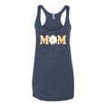 thumbnail image 2 of Wild Bobby, Mom Daisy Mother's Day Tri-Blend Racerback Tank Top, Vintage Navy, Small, 2 of 6