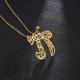 thumbnail image 3 of Chai Amulet Women Men Pendant Necklaces Stainless Steel Gold Plated Jewelry Kabbalah Jewish Judaica of Charity Fortune, 3 of 5