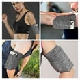 thumbnail image 4 of Universal Fit Running Armband for Phones Adjustable Sweat-Resistant Elastic Band with Large Capacity Pouch for Cards and Keys, 4 of 8