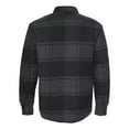 thumbnail image 3 of Burnside - Quilted Flannel Shirt Jacket - 8610 - Black Plaid - Size: 2XL, 3 of 5