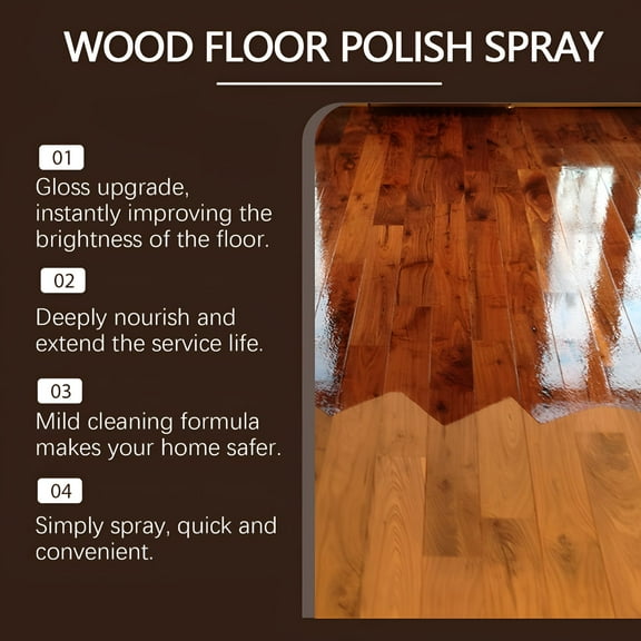 RAGUPEL Wood Floor Beeswax Care Spray,Scratch Remover & Polishing Cleaner for Hardwood Floors,120ml Wood Floor Treatment & Maintenance Spray for Home Use
