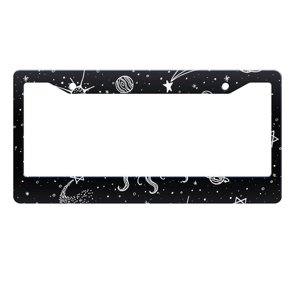 NUOYAN Mom Battery Low License Plate Cover Decorative Car Front License Plate,Aluminum Novelty License Plate Frame 12x6 Inch