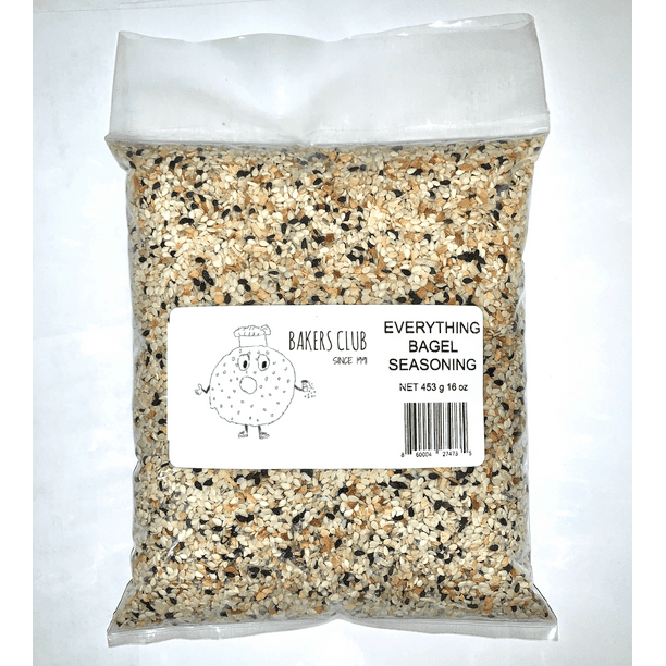 Everything Bagel Sesame Seasoning Blend by Bakers Club 16oz Salt and
