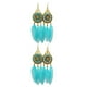 thumbnail image 4 of Qarigey Pendientes bohemios de 2 piezas, colgante de gotas para las orejas con borlas delicadas, accesorios huecos para mujer, regalo creativo, 4 of 6