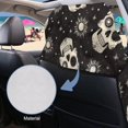 thumbnail image 5 of Kuiaobaty Skull Sun Print Car Seat Towel Cover After Gym 60 x 33 Inch Car Seat Cover Towels Front Seats with Storage Bag Absorbent Microfiber Towels, Easy to Install and Clean, 5 of 7