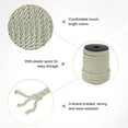 thumbnail image 2 of Uxcell 22 Yards Soft Twisted Rope Trim, 8mm/0.31" Beige Polyester Twisted Silk Rope Cord for DIY Craft, 2 of 7