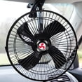 thumbnail image 4 of Ventilador de Enfriamiento Del Coche de Piezas de Repuesto Adicionales, Rotación de 24V, Ventilación Silenciosa Potente, Silencio de Viento Fuerte, Enchufe Ajustable Y Encendedor de Cigarrillos, 4 of 6