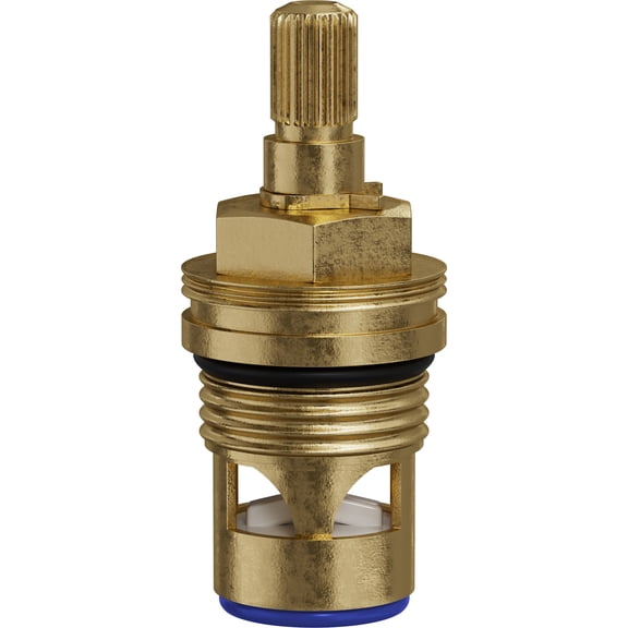 Jones Stephens 141682 Cold Bathroom Ceramic Stem For Altmans And Sears - Brass