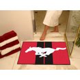 thumbnail image 1 of Mustang Horse All-Star Mat 33.75"x42.5" - Red, 1 of 2