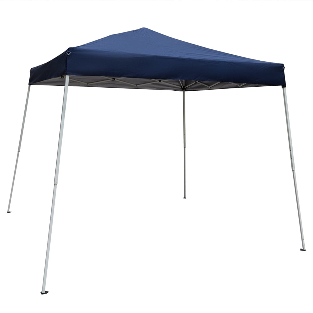Aimee Lii 118"x118" Canopy Tent Awnings for Decks, Backyard Canopy Gazebo, Awnings for Patio Waterproof, Outdoor Patio Awnings for Party Camping BBQ Events, Blue