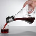 thumbnail image 3 of AMLESO Hand Blown Red Decanter 1500ml Champagne Dispenser Carafe Handmade for, 3 of 8