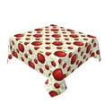 thumbnail image 6 of Zufioo Fruit Apples Print Square Decorative Tablecloth, Wrinkle-resistant, Waterproof and Oil-resistant Tablecloth Coffee Table Cloth, Suitable for Restaurants-54"x54", 6 of 8