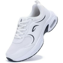 AOV GREEN LEAF Womens Walking Shoes Arch Support Orthotic Tennis Sneakers Plantar Fasciitis Athletic Running Shoes for Pain Relief US 6.5-11