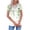 Z3-Multicolor-plus size summer tops for woman, variant on Women's Crochet Lace Crewneck T-Shirts Short Sleeve Loose Fitting Tunic Tops Boho Floral Print Shirts Plus Size Guipure Blouses