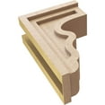 thumbnail image 6 of 5"W x 10"D x 15"H Classic Highland Rough Cedar Woodgrain TimberThane Corbel, Primed Tan, 6 of 6