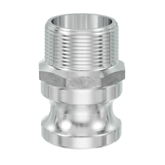 Uxcell 1 Pcs 1.5" Part F Female Adapter x Female Thread Cam Groove Hose Fittings