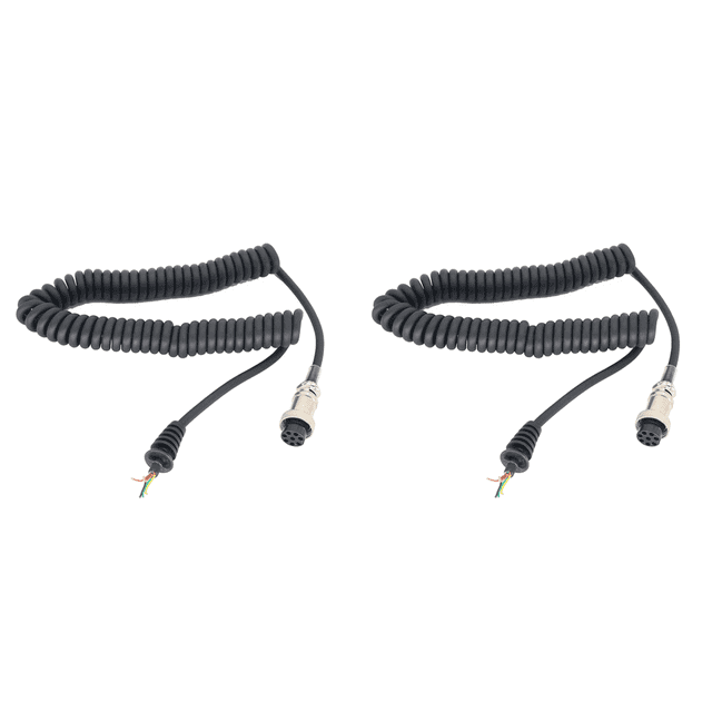 HM-36 Cable resorte para micrófono y altavoz Walkie Talkie 8 pines ICOM IC-449C 229C