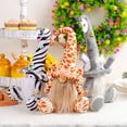 thumbnail image 4 of Giraffe Gnomes Plush Decorations, Farmhouse Gnomes Decorations for Home, Scandinavia Gnome Tiered Tray Flower Decor for Kitchen Decor, Gnome Gifts for Women, Swedish Nisse Tomte Home Oranment, 4 of 8