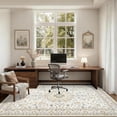 thumbnail image 5 of Area Rugs 10x12 Living Room Rug: Washable Rug Soft Vintage Boho Carpet Indoor Floor Non-Slip Stain Resistant Large Carpets for Bedroom Dining Room Farmhouse Nursery Home Office Beige, 5 of 11
