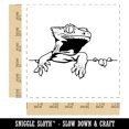 thumbnail image 2 of Crested Gecko on Ledge Lizard Self-Inking Rubber Stamp Ink Stamper - Red Ink - Large 1-1/2 Inch, 2 of 7