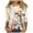 #128-Multicolor, variant on Xuyuer Happy Easter Family Matching Shirt Women Easter Sunday T-Shirt Leisure Print Round Neck Three Quarter Sleeve 3/4 Sleeve T-shirt Loose Cute Tie Dye Bunny Graphic Tee