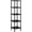 Black-11.8"L x 11.8"W x 45.3"H, variant on 6-tier Corner Shelf  Square Rack Display Tall Storage Plant Stand Bookcase For Small Spaces Living Room Home Office Kitchen Black Bk55cj01
