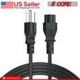 thumbnail image 2 of 12ft 18AWG AC Power Cord, 3-Prong C13 to NEMA 5-15P, ETL Certified, 2 of 19