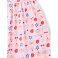 thumbnail image 2 of Wonder Nation Toddler Girl Printed Dress & Biker Short Outfit Set, Sizes 18M-5T, 2 of 3