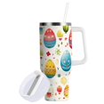 thumbnail image 2 of JSTEL Easter Eggs & Flower 30 oz Tumbler Stainless Steel Water Bottle Vacuum Insulated Cup with Straw Lid & Handle For Travel Car Cup Holder, 2 of 8