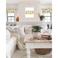 thumbnail image 4 of Valances for Kitchen Windows Summer Bee Honey Valance Curtains for Living Room, Sunflower Yellow Black Rod Pocket Window Valance Red Window Treatment for Bathroom Bedroom 54x18inch, Washable, 4 of 6