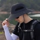 thumbnail image 5 of Sombrero para el sol para hombres y mujeres, impermeable, de ala ancha, plegable, para pesca, senderismo, jardín, safari, playa, 5 of 5