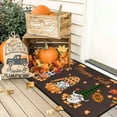 thumbnail image 4 of Fall Door Mat Outdoor for Front Door, Fall Decorations for Home Welcome Doormat Non-Slip Washable Thanksgiving Pumpkin Hello Doormat Entrance Rug for Indoor Outdoor 17 x 30 Inch, 4 of 6