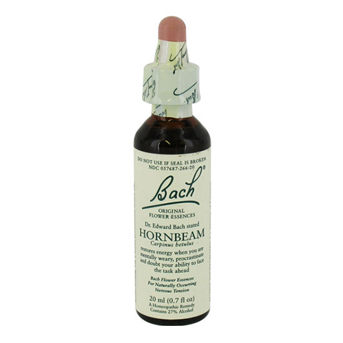 Bach Original Flower Essences For Nervous Tension, Hornbeam 0.7 Oz, 2