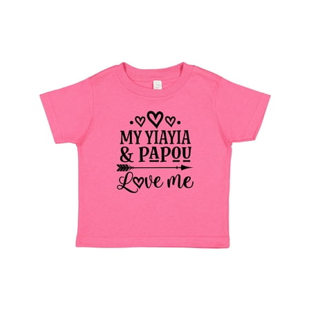 

Inktastic YiaYia and Papou Love Me Granddaughter Gift Baby Girl T-Shirt