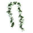 thumbnail image 2 of deevoka Artificial Decorative Fake Plant Vine 180cm Green Leaves Garland for White, 2 of 9