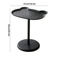 thumbnail image 5 of XGFHYJEH End Table, Farmhouse Small End Table for Living Room Bedroom, Side Table, Round Side Table for Small Spaces, Accent End Table, 5 of 5