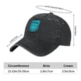 thumbnail image 5 of Monterey Bay Fc Hat Washed Cotton Baseball Cap For Outdoor, Travel & Daily Use, 5 of 6