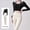 Black + Beige, variant on 2 Piece Yoga Outfit for Women – Mesh Long Sleeve Sports Top with Built-in Bra & High-Waist Tight Yoga Pants,Gym, Running, Activewear Set,Beige + Black XXL
