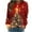 Red, variant on successthop Christmas Womens Sweatshirts Light Tree Oversized Crewneck Long Sleeve Sweaters Pullover Print Clothes Red M