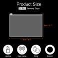 thumbnail image 2 of Uxcell 25Pcs Jewelry Bags, 4.5 x 3.1 Inch Self Seal Jewelry Pouches Clear Zipper Bag Transparent Plastic Lock Bag, 2 of 7